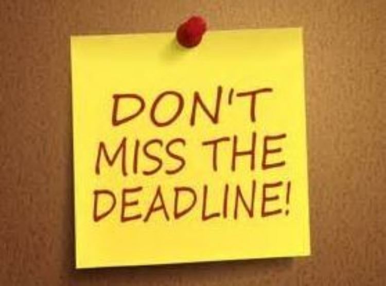 Dont Miss the Deadline