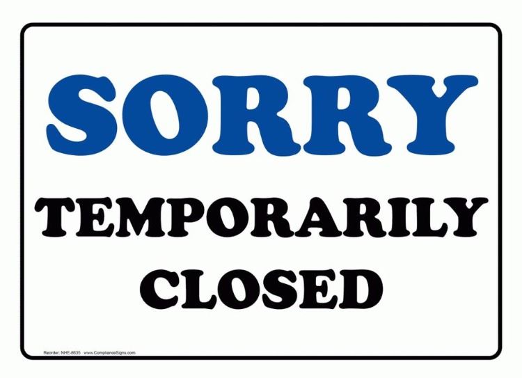 Temporary-closed