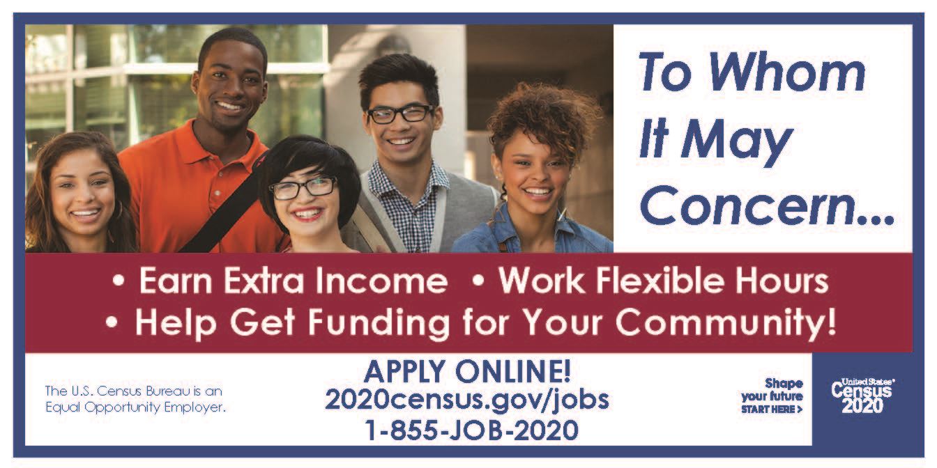 Census Bureau Job AD General Extra Income 2019